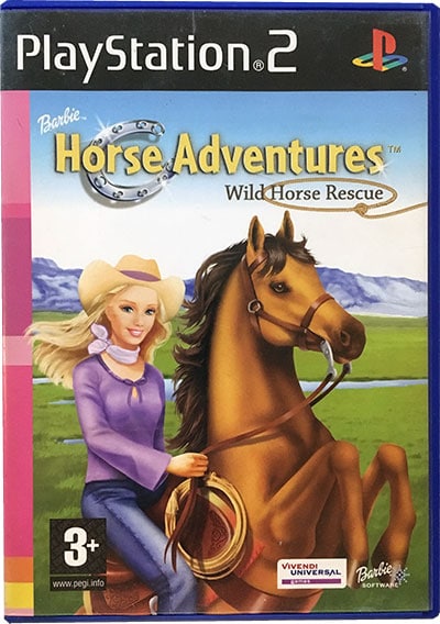 Barbie Horse Adventures Wild Horse Rescue - PS2 - Køb Flickzone.dk