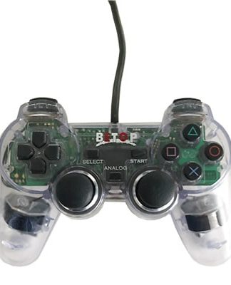 Betop dual shock PS2 controller gennemsigtig